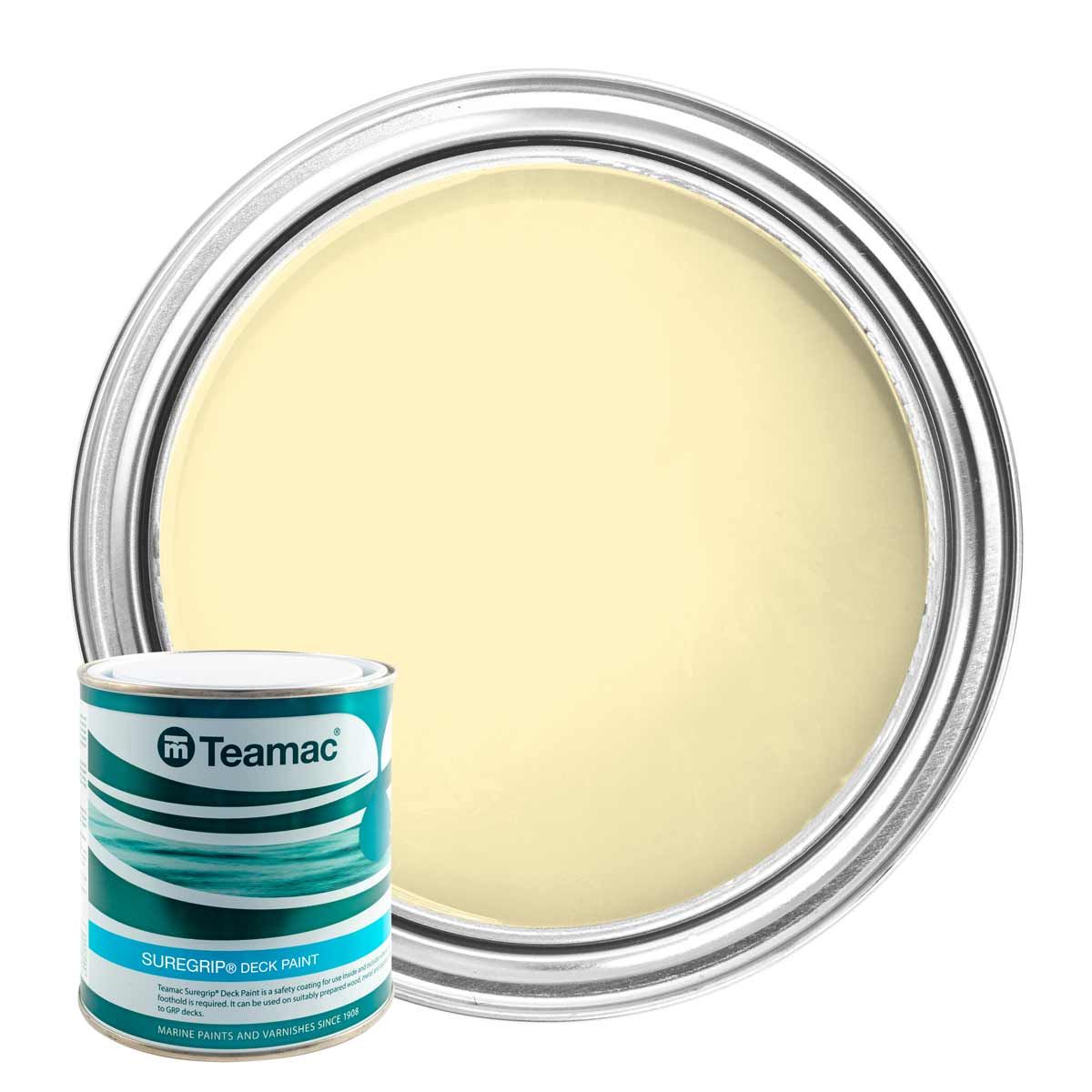 Teamac Suregrip Deck Paint in Buttermilk (1 Litre) PA-277
