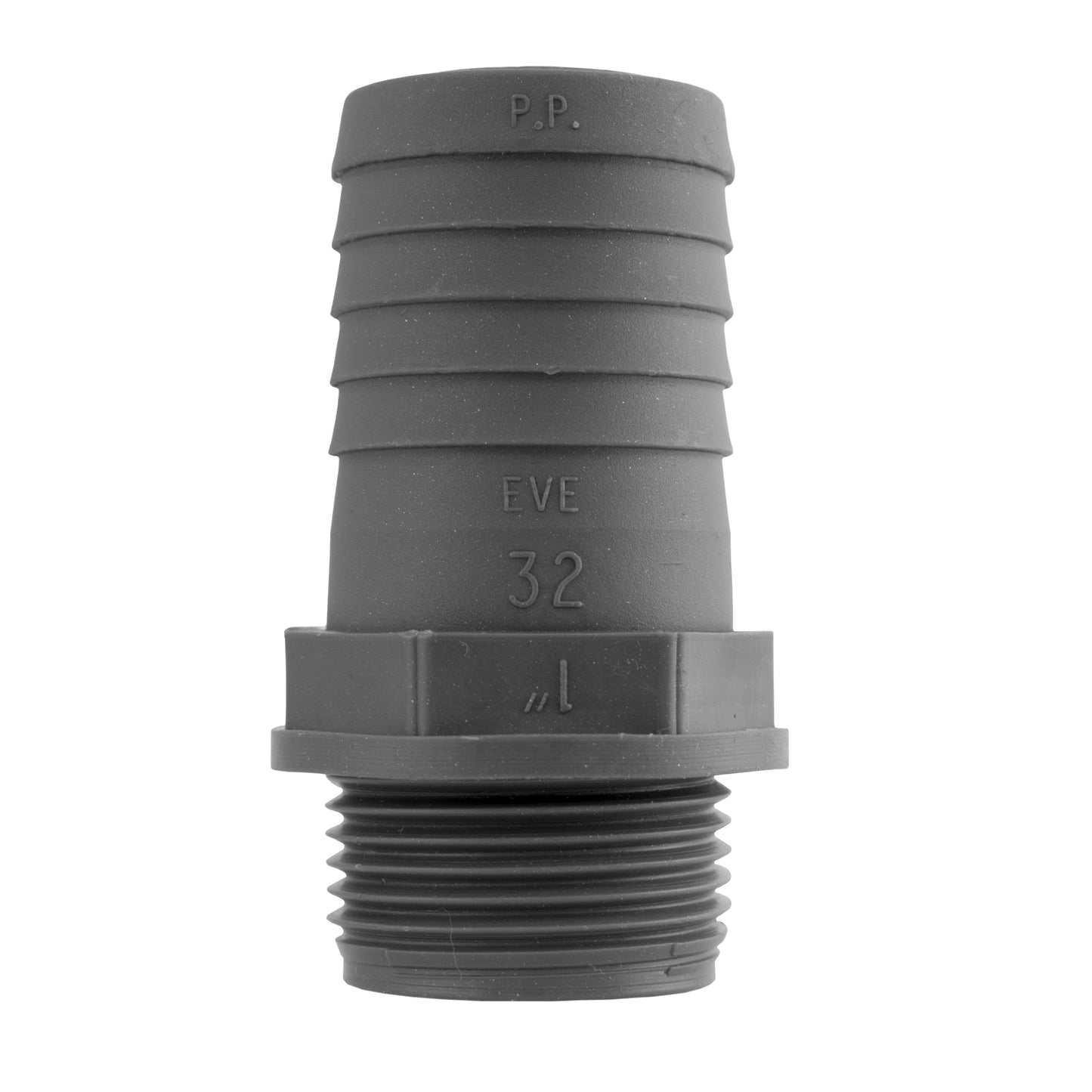 IBC 2 S60X6 Cap with 32mm Barb Straight Hose Pipe Fitting DIY Workshop Accessory