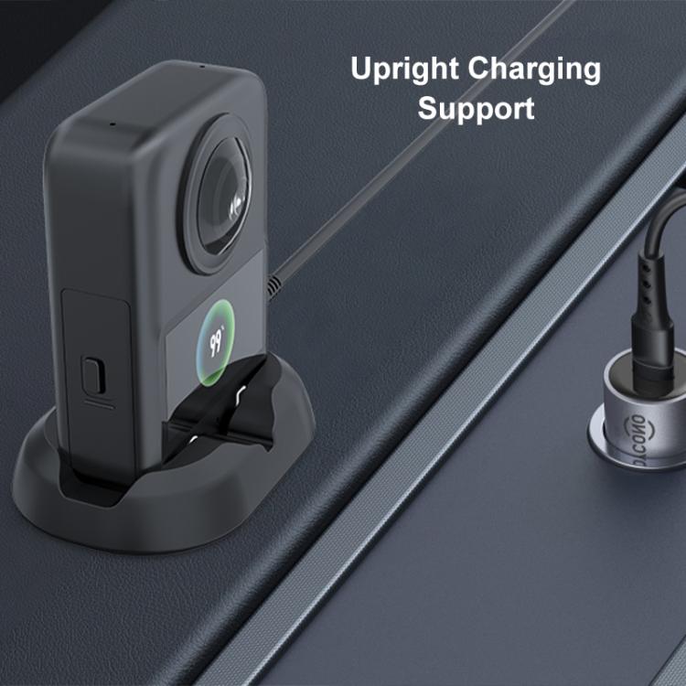 For DJI Osmo 360 PULUZ Car Silicone Base Stand, For DJI Osmo 360 Car Silicone Base