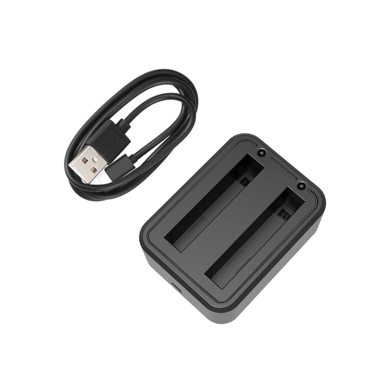 For Insta360 X3 PULUZ USB Dual Batteries Charger with Indicator Light