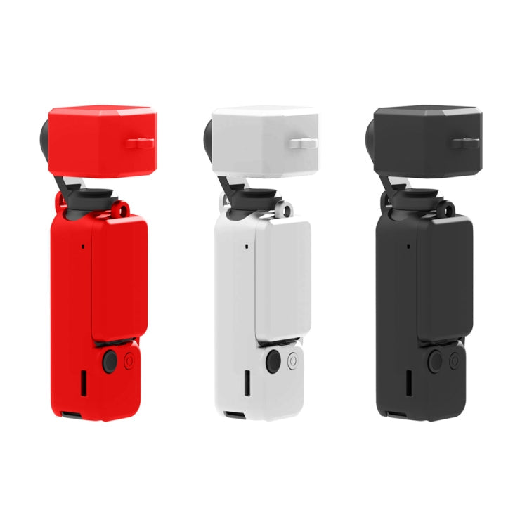 For DJI OSMO Pocket 3 PULUZ 3 in 1 Silicone Cover Case Set (Black)