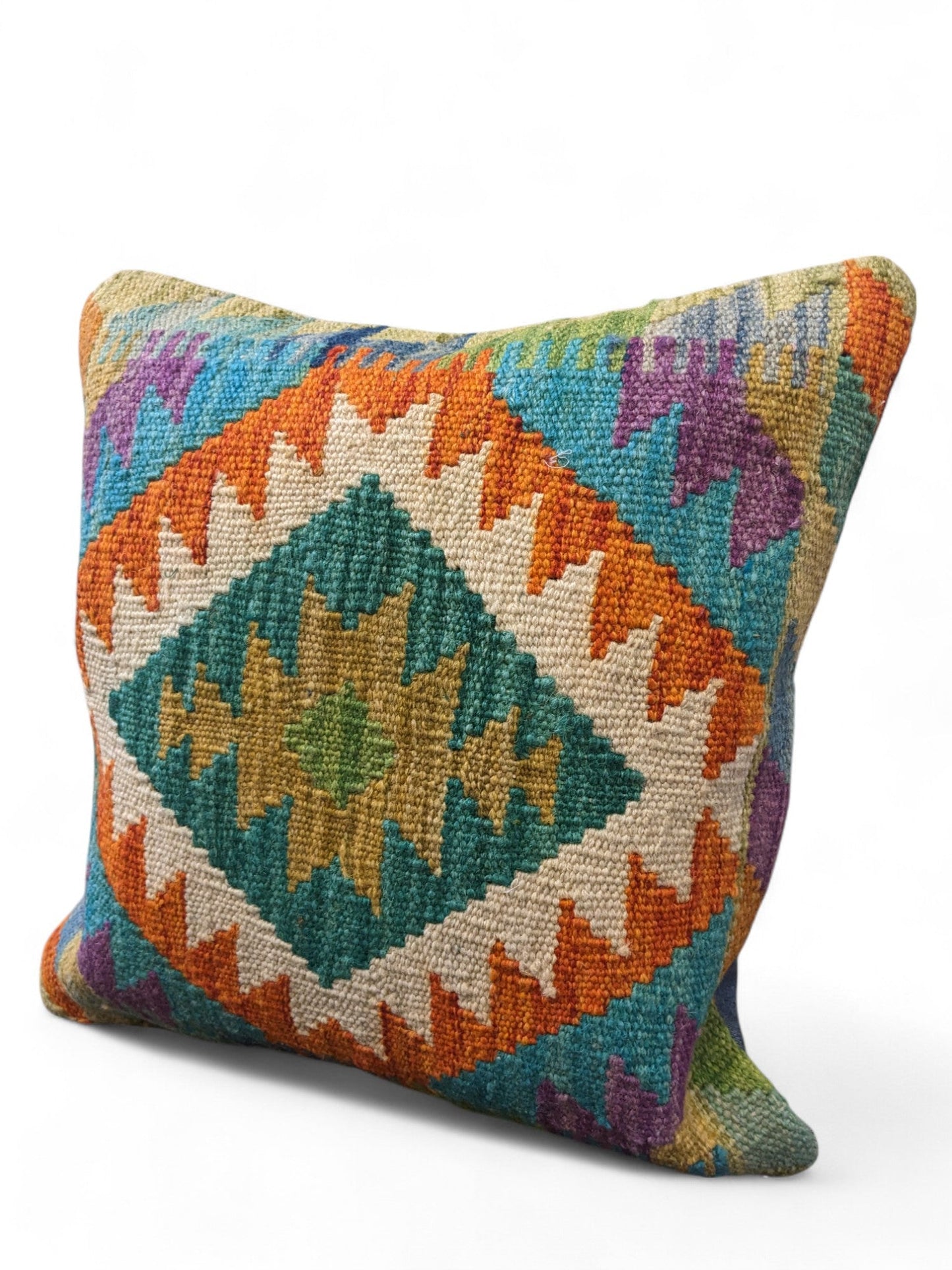 Afghan Kilim Cushion Cover - 45 x 45 cm