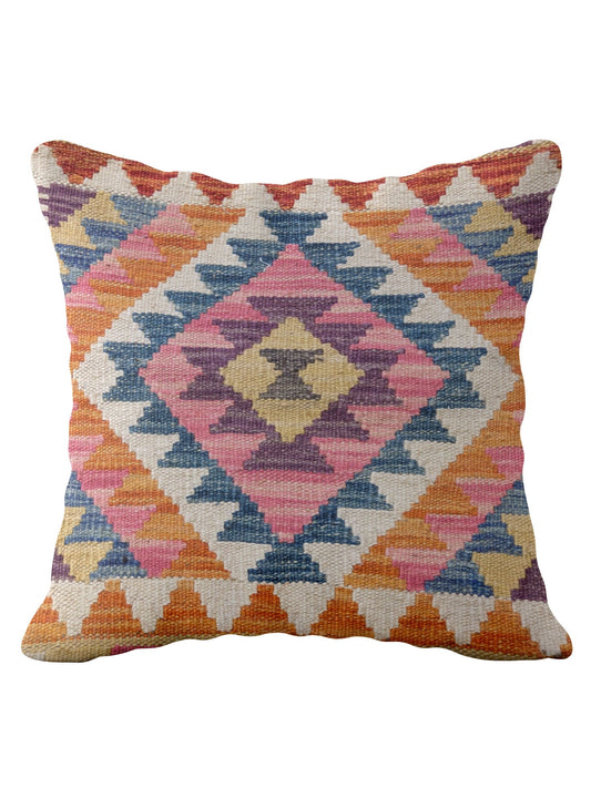 Afghan Kilim Cushion Cover - 45 x 45 cm