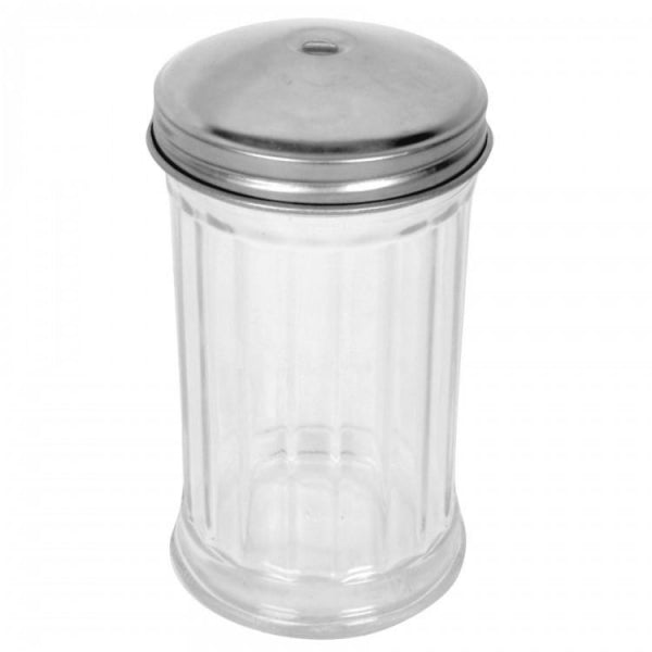 Stainless Steel Center Hole Top Sugar Dispenser 355ml / 12 oz - Dozen