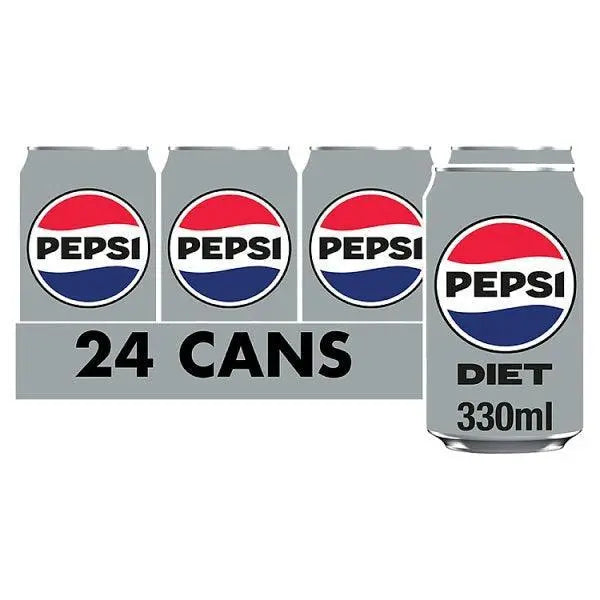 Pepsi Diet 330ml (Case of 24)