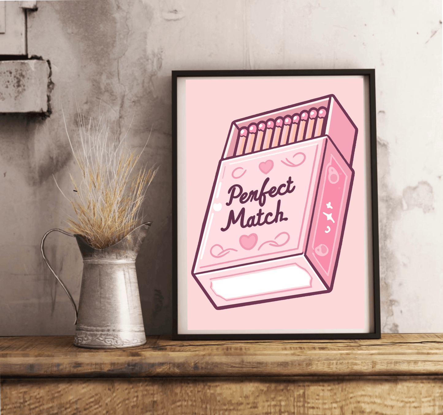 Perfect Match – Cute Pink Print