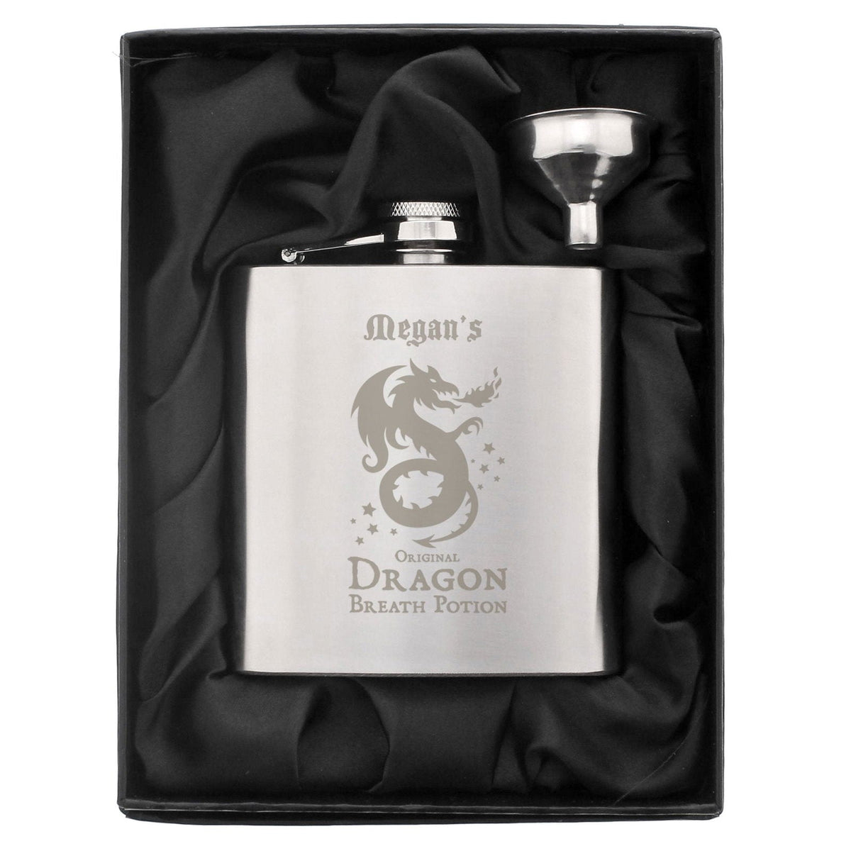 Personalised Dragon Breath Potion Hip Flask