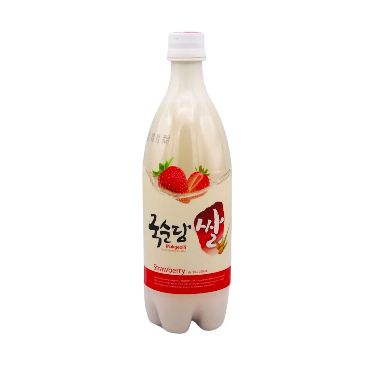 KOOK SOON DANG Makgeolli Rice Wine Strawberry 750ml 3% Alc