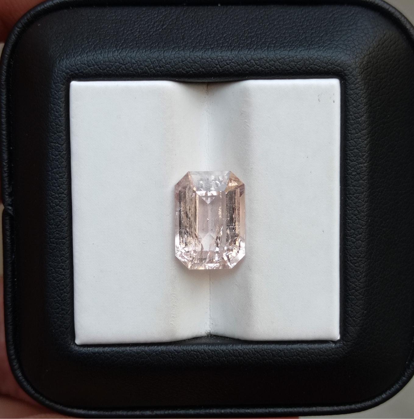 6.5ct Topaz - Pink Topaz Faceted Gemstone - November Birthstone - 12.9x9x6mm