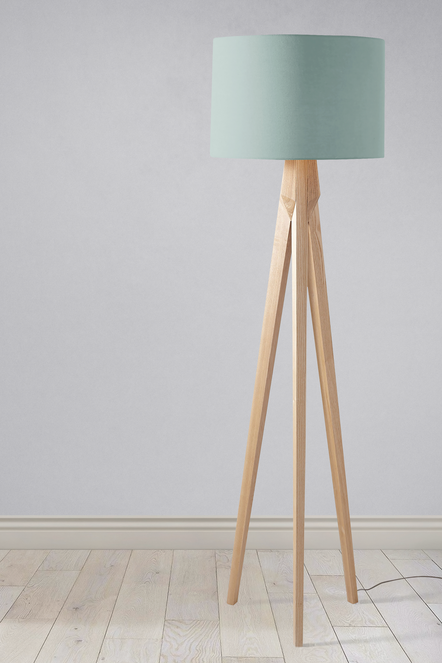 Plain Blue Sage Lampshade, Blue Ceiling or Table Lamp Shade