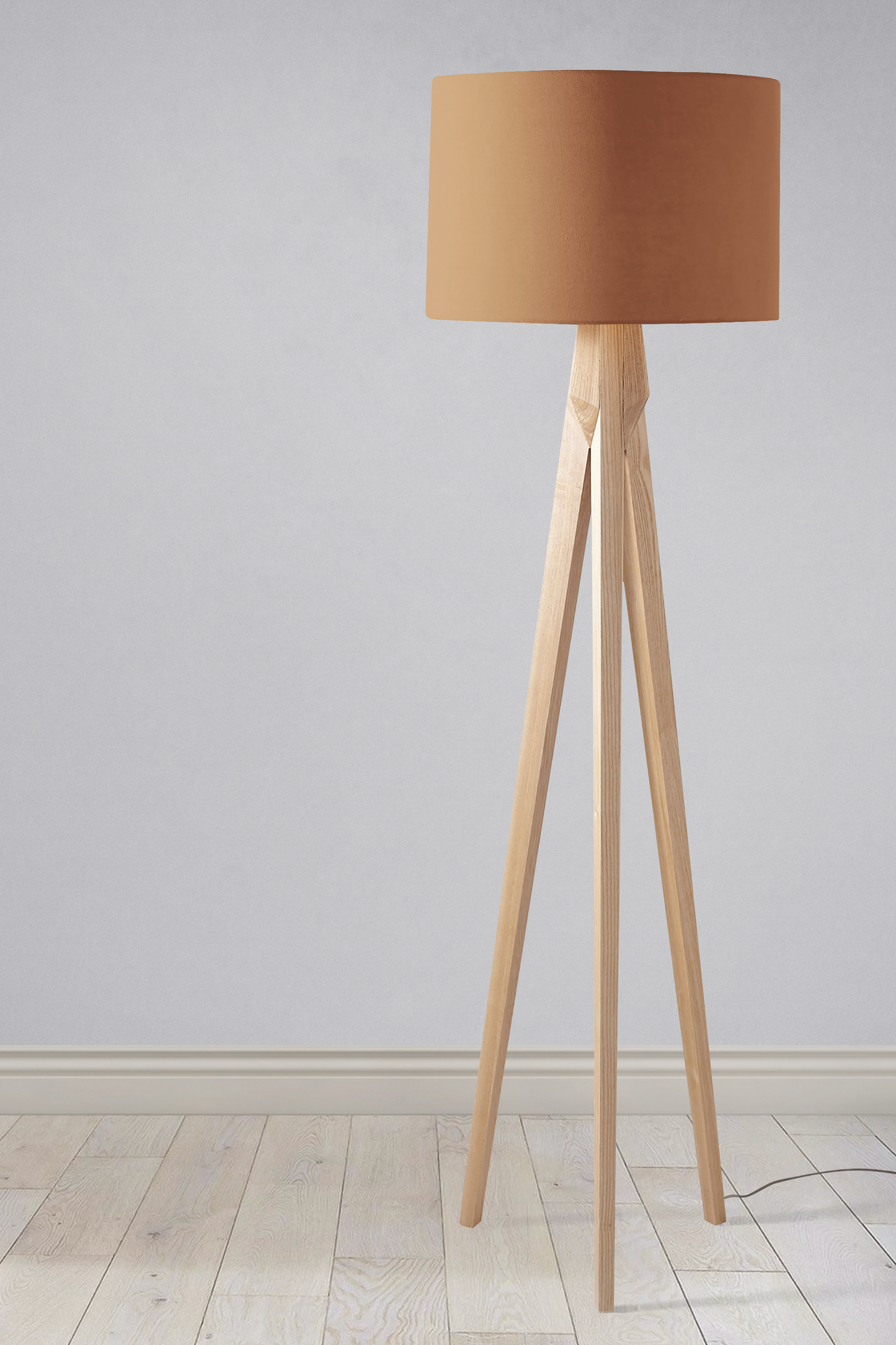 Plain Toffee Lampshade, Brown Ceiling or Table Lamp Shade