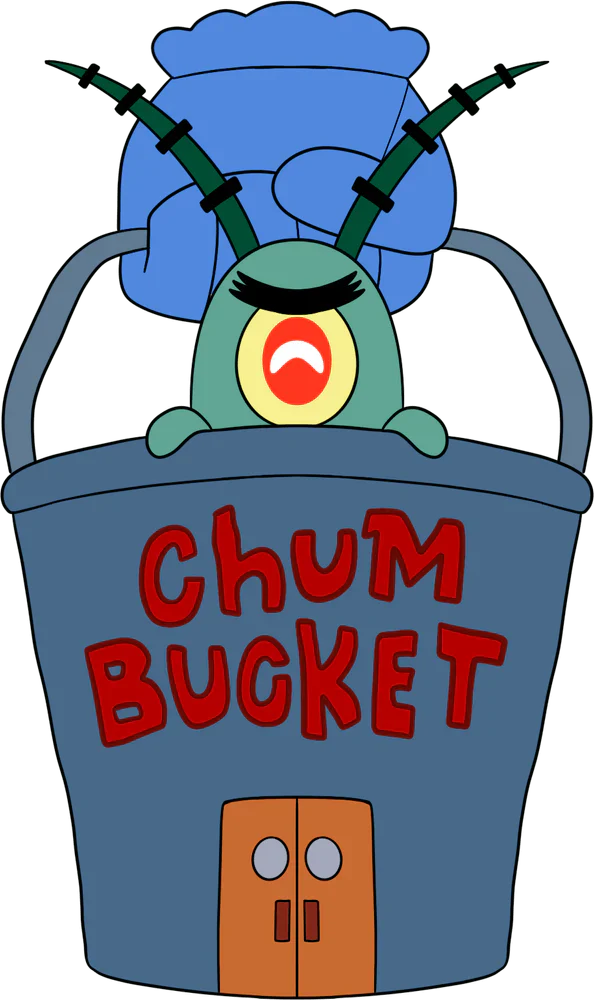 Youtooz - Spongebob Squarepants: Plankton Chum Bucket Plush (9IN)