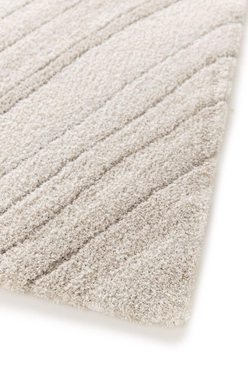 Pure Cream Rug – Soft 3D Texture Abstract Design