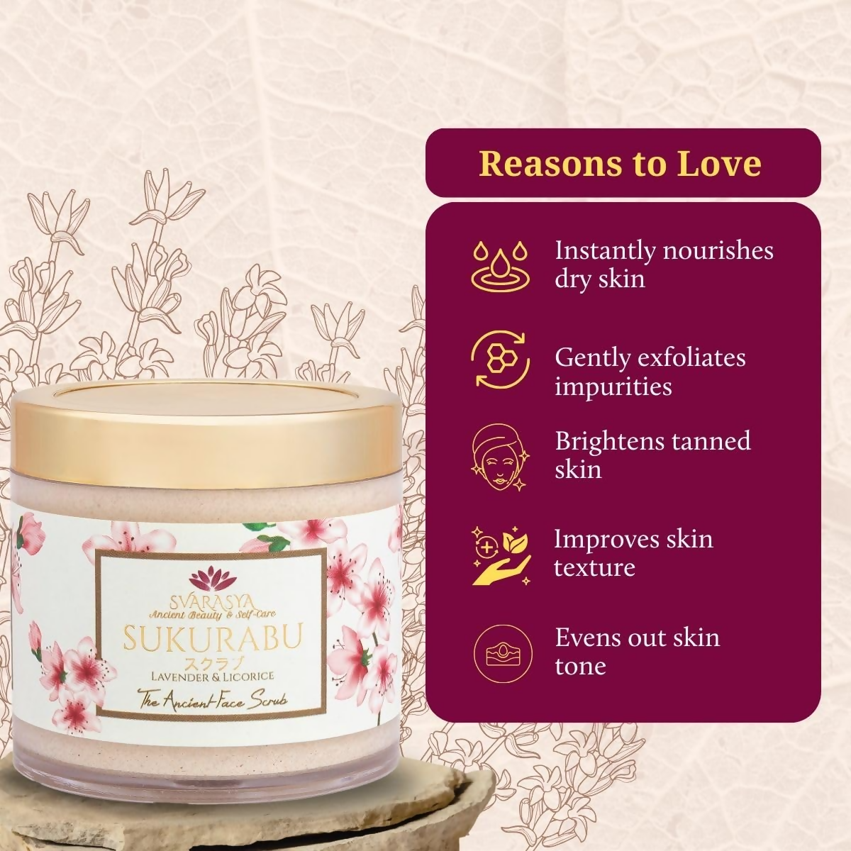 Svarasya Sukurabu The Ancient Face Scrub