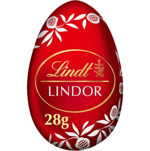 48 x Lindt Milk Chocolate Lindor Filled Egg - 28GM