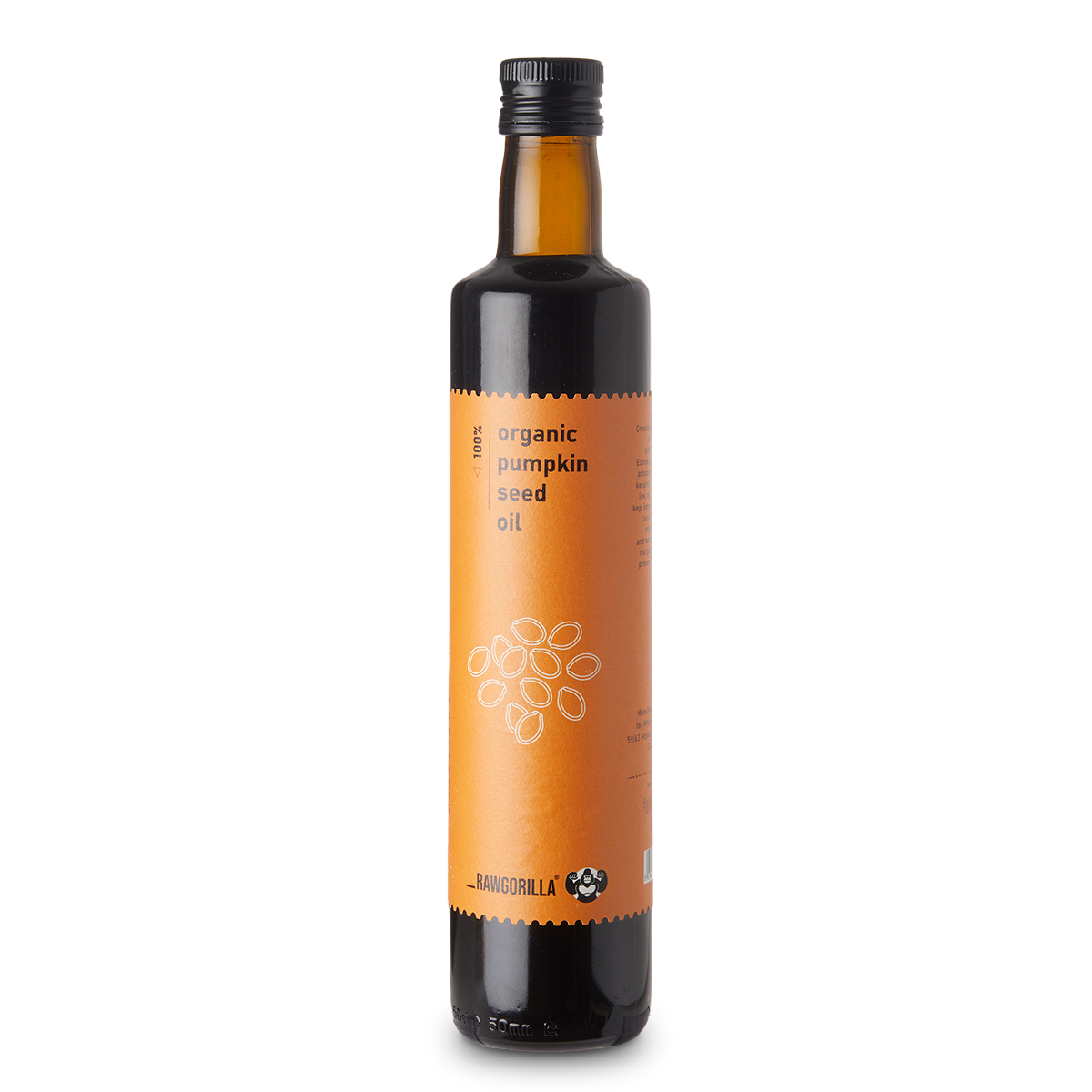 Organic Pumpkin Seed Oil-cold pressed - 500ml - RAWGORILLA