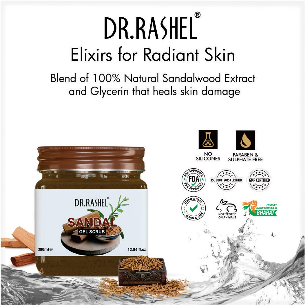 Dr.Rashel Sandal Gel Scrub For Face And Body