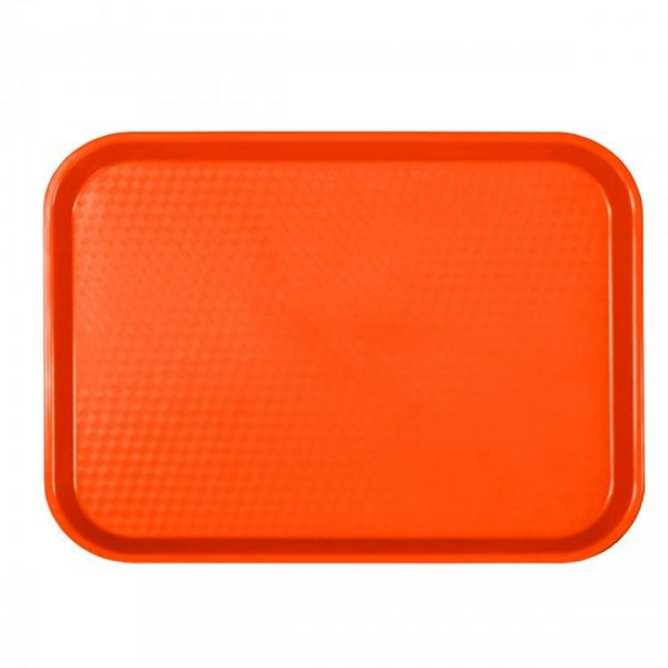 Kitchway Core Polypropylene Fast Food Tray Orange Large 450mm
