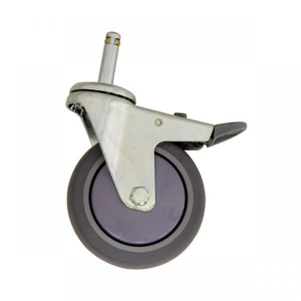 Rubber Wheel with Break for the 3-Tier Bus Cart