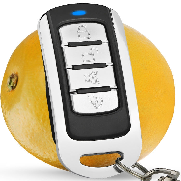 315MHz Metal Learning Code 4 Keys Remote Control for Car Garage Door (Black + Silver), 315MHz