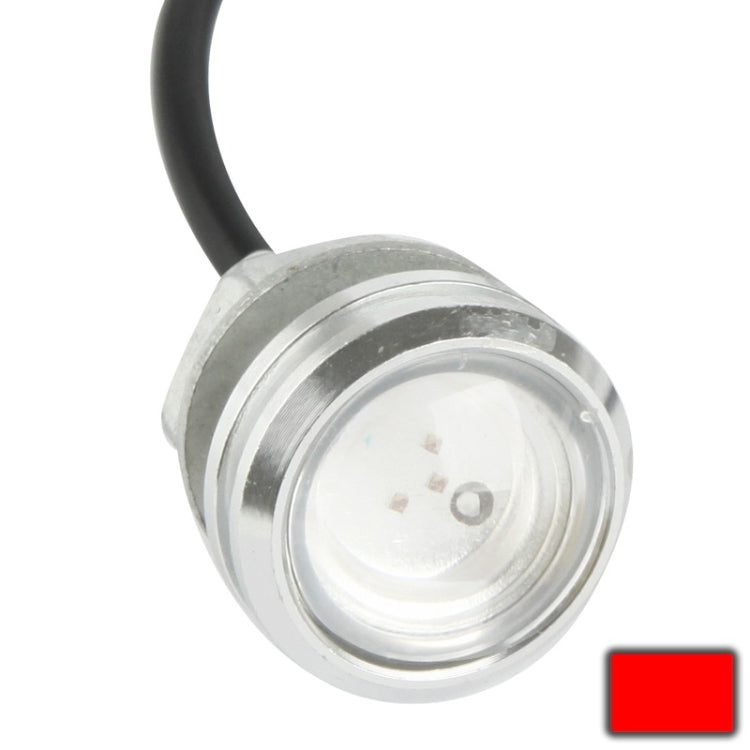 3W Waterproof Eagle Eye Light LED Light for Vehicles, Cable Length: 60cm, 蓝光, Green, Red, White, Warm White