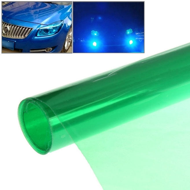 Protective Decoration Flash Point Car Light Membrane /Lamp Sticker, Size: 195cm x 30cm, Grey Black, Dark Black, Baby Blue, Fluorescent Green, Pink, Crystal Green, Matte Black, Dark Blue