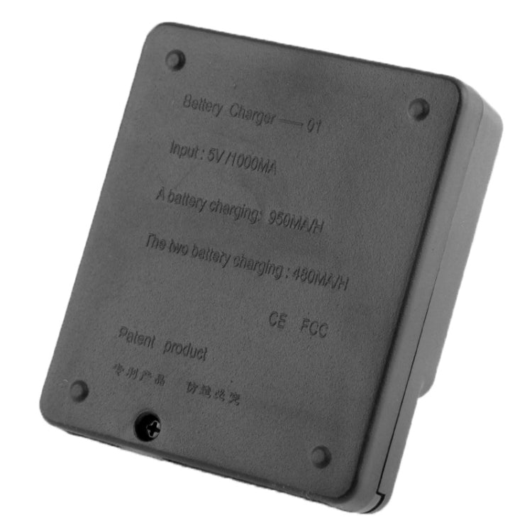 Battery Charger for GoPro Hero 3+ / 3 (AHDBT-301, AHDBT-302)(Black)