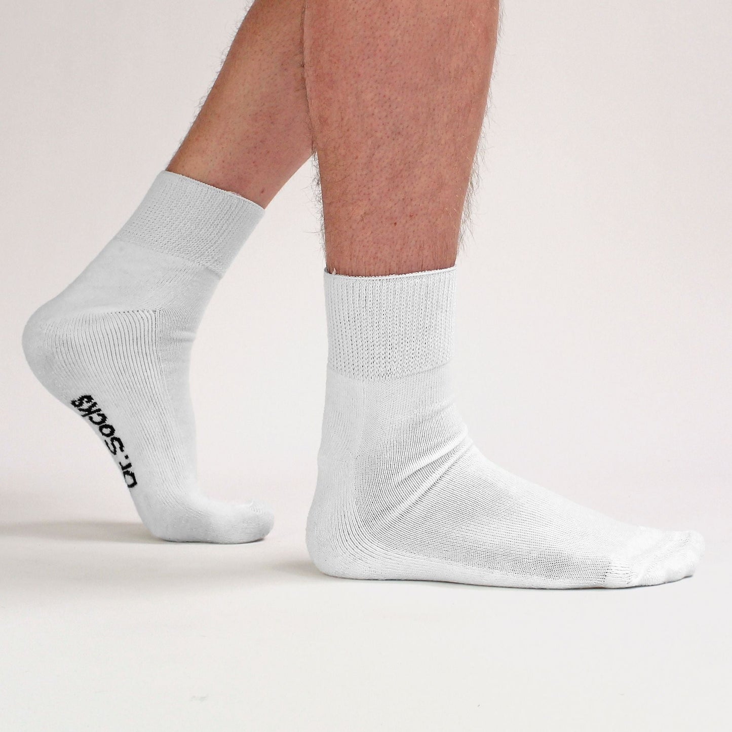 4 Pack Extra Wide Bamboo Diabetic Ankle Socks