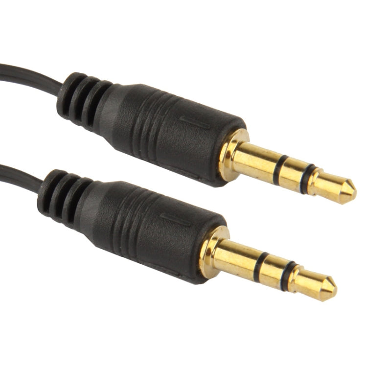 Aux Audio Cable 3.5mm Male to Male Retractable Cord, Compatible with Phones, Tablets, Headphones, MP3 Player, Car/Home Stereo & More, Length: 11cm to 80cm(Black)