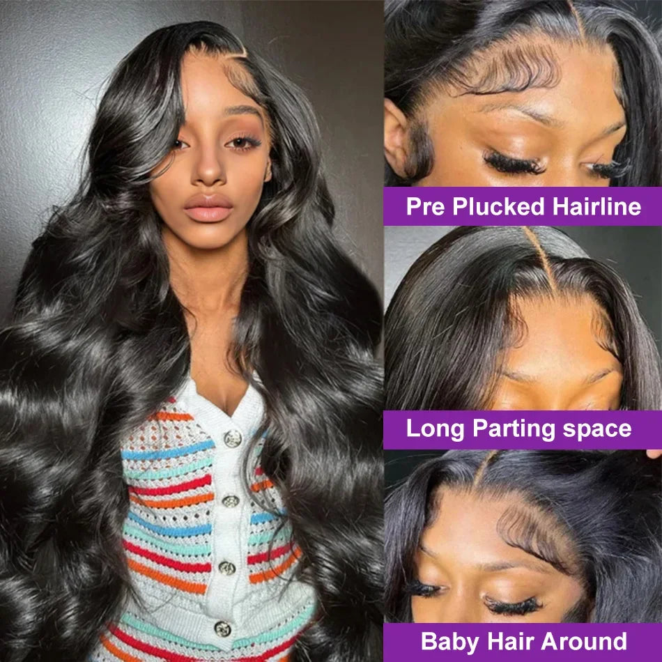 30 32 Inch Body Wave Human Hair Wigs 13x6 Hd Lace Front Wig human hair 13x4 360 Lace Frontal Wigs 4x4 Lace Closure Wig For Women