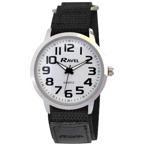 Ravel Ravel Mens Velcro Sports Bold Arabic Dial Watch R1601.64.12