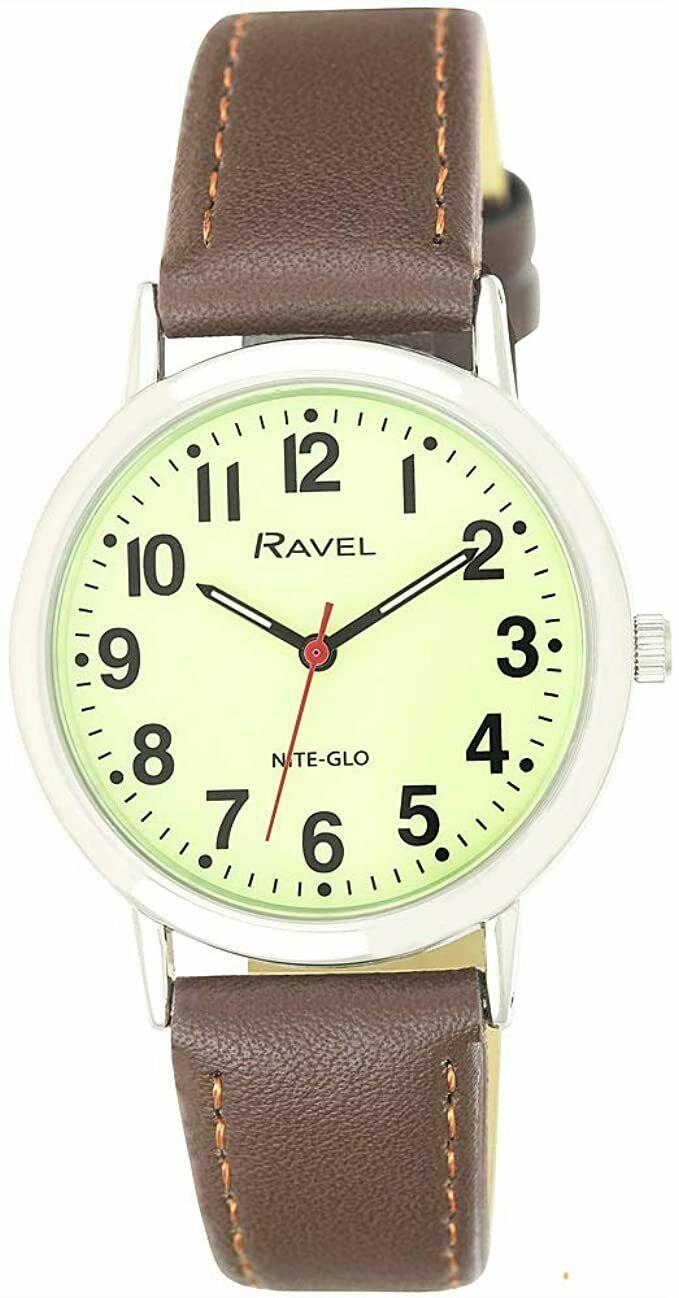 Ravel Ravel Mens Basic in The Dark Luminous Dial Watch R.GL.02