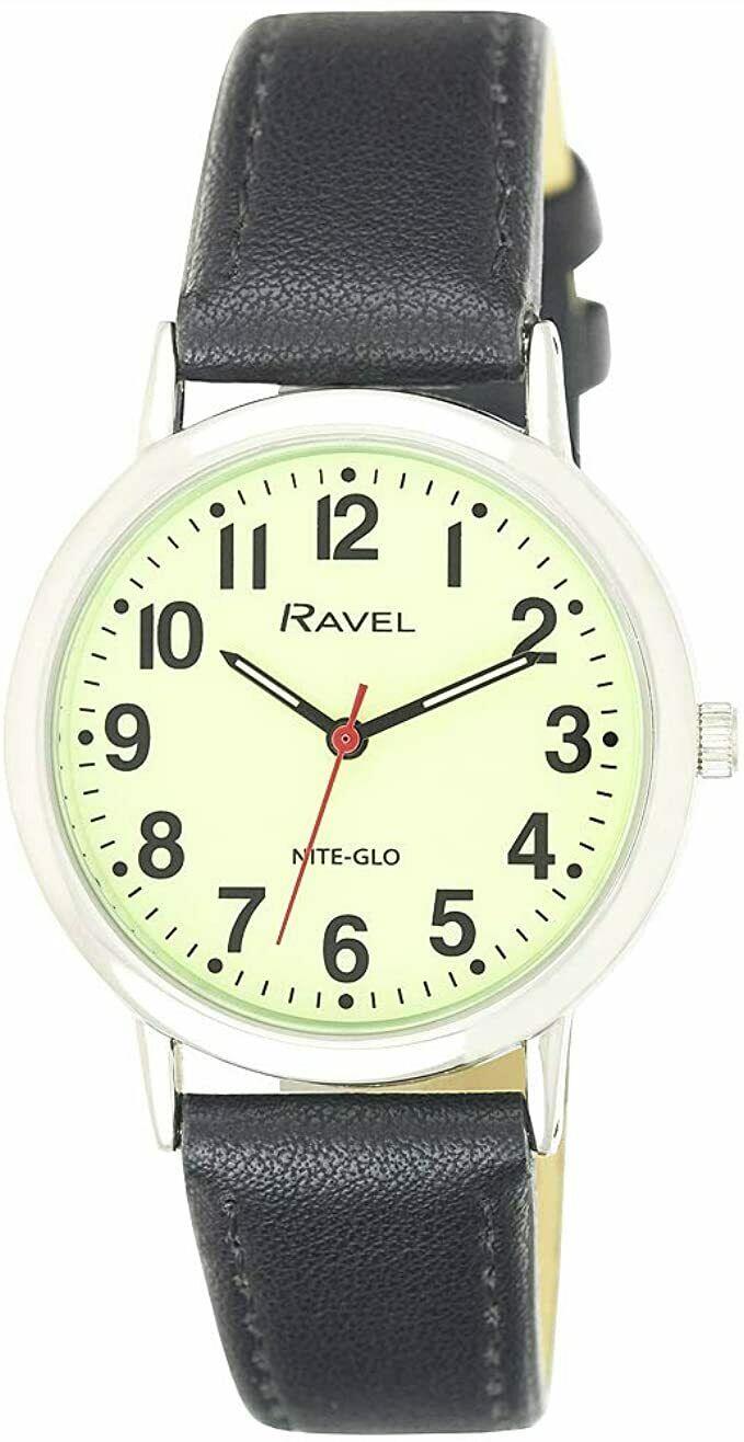 Ravel Ravel Mens Basic Glow in The Dark Luminous Dial Watch R.GL.03