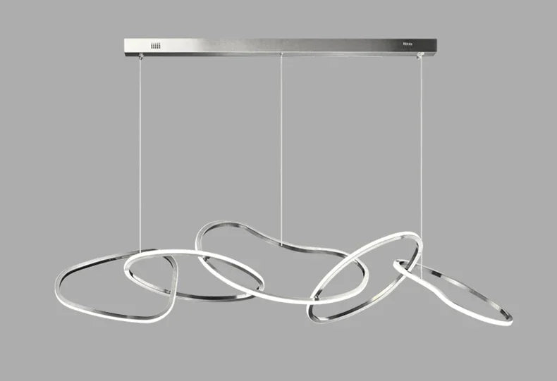 Modern Simplicity Circle LED Pendant Lights for Dining Living Home Decor Hanging Ring Chandelier Lamp Fixture