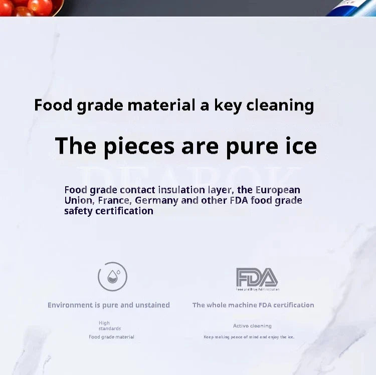 Ice Machine Dual Function Ice Maker and Water Dispenser  Perfect for Office and Home Use  2.3L   2 Kinds  Ice Size