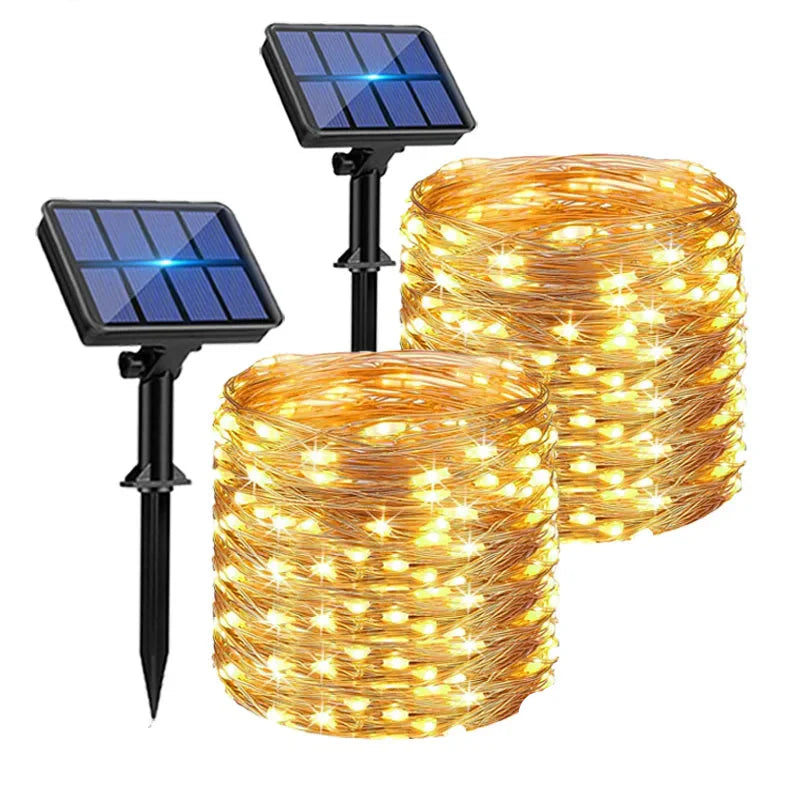 Solar String Lights Outdoor Waterproof