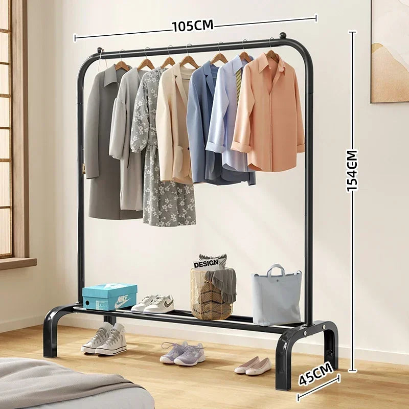 Hanger Clothing Garment Rack Clothes Wardrobes Heavy Duty Rolling Clothes Organizer with Wheel Perchero Coat Standing Coat Rack