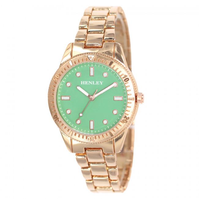 Henley Henleys Ladies The Candy Rose Bracelet Watch Apple Green - H07318.11 Apple