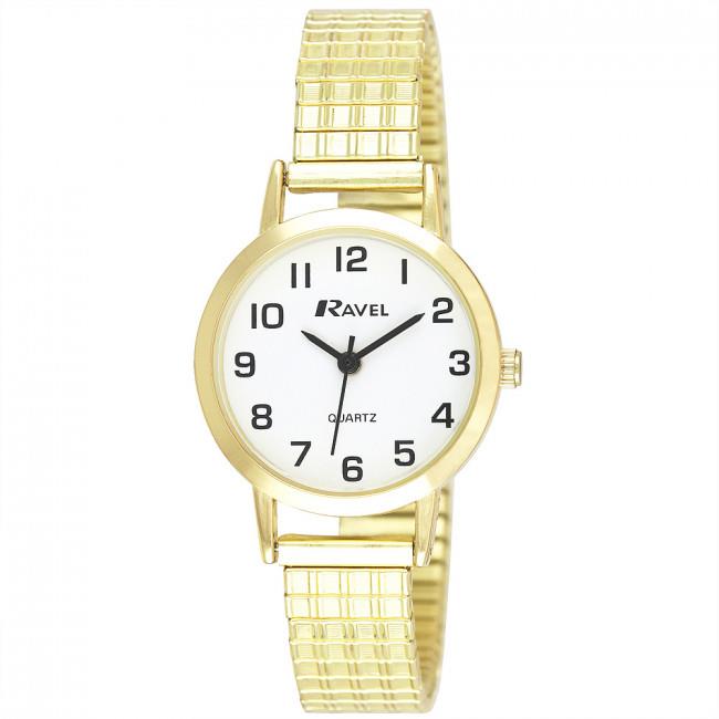 Ravel Ravel Ladies Gold White Dial Watch R0201.02.2S