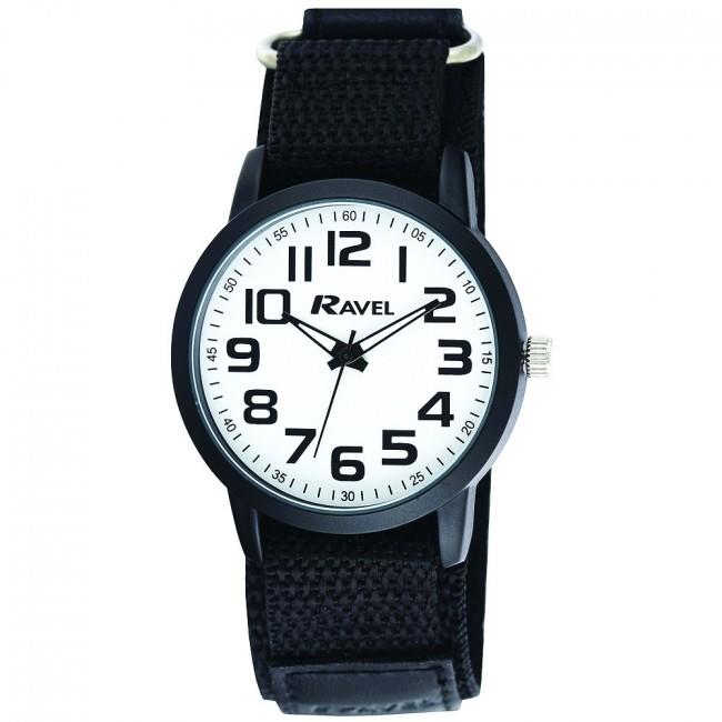 Ravel Ravel Mens Velcro Sports Bold Arabic Dial Watch R1601.64.32