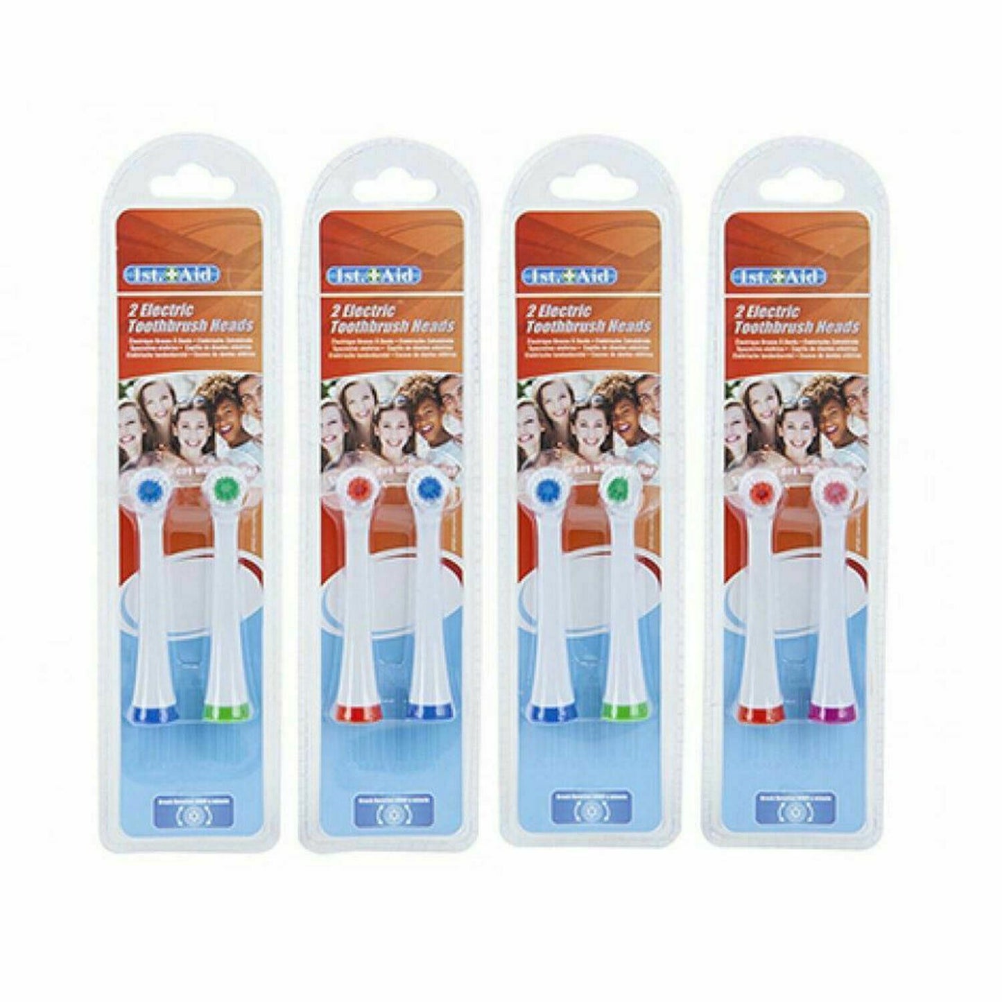 Aquarius PMS Assorted Colour Spare Head of Electric Toothbrush