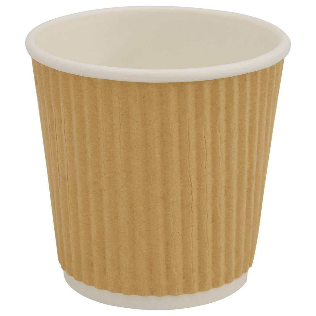 vidaXL Paper Coffee Cups 1000 pcs 4oz 100ml Brown