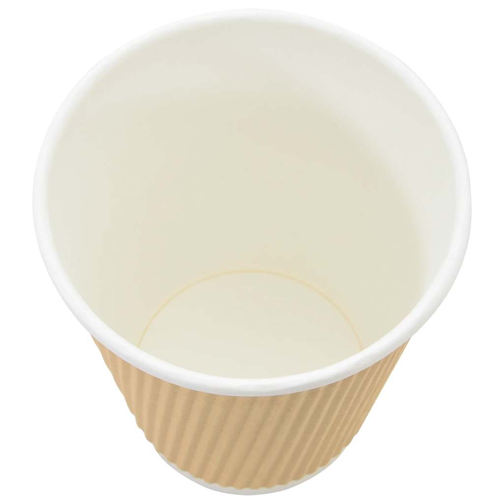 vidaXL Paper Coffee Cups 500 pcs 12oz 300ml Brown