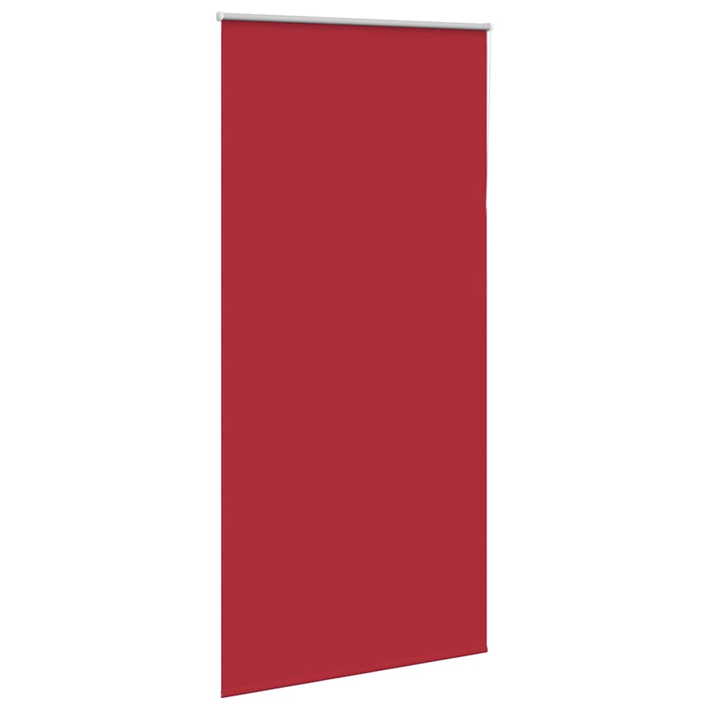vidaXL Roller Blind Blackout Red 105x230 cm Fabric Width 100.7 cm Polyester