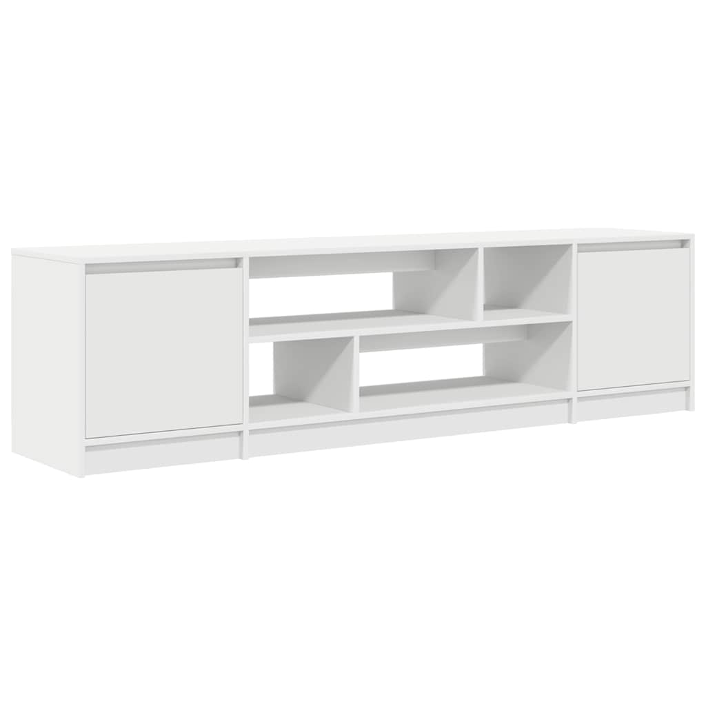 vidaXL TV Cabinet White 188.5x41x50 cm Engineered Wood