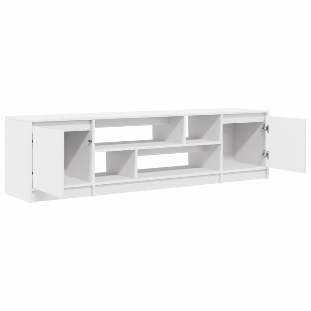 vidaXL TV Cabinet White 188.5x41x50 cm Engineered Wood
