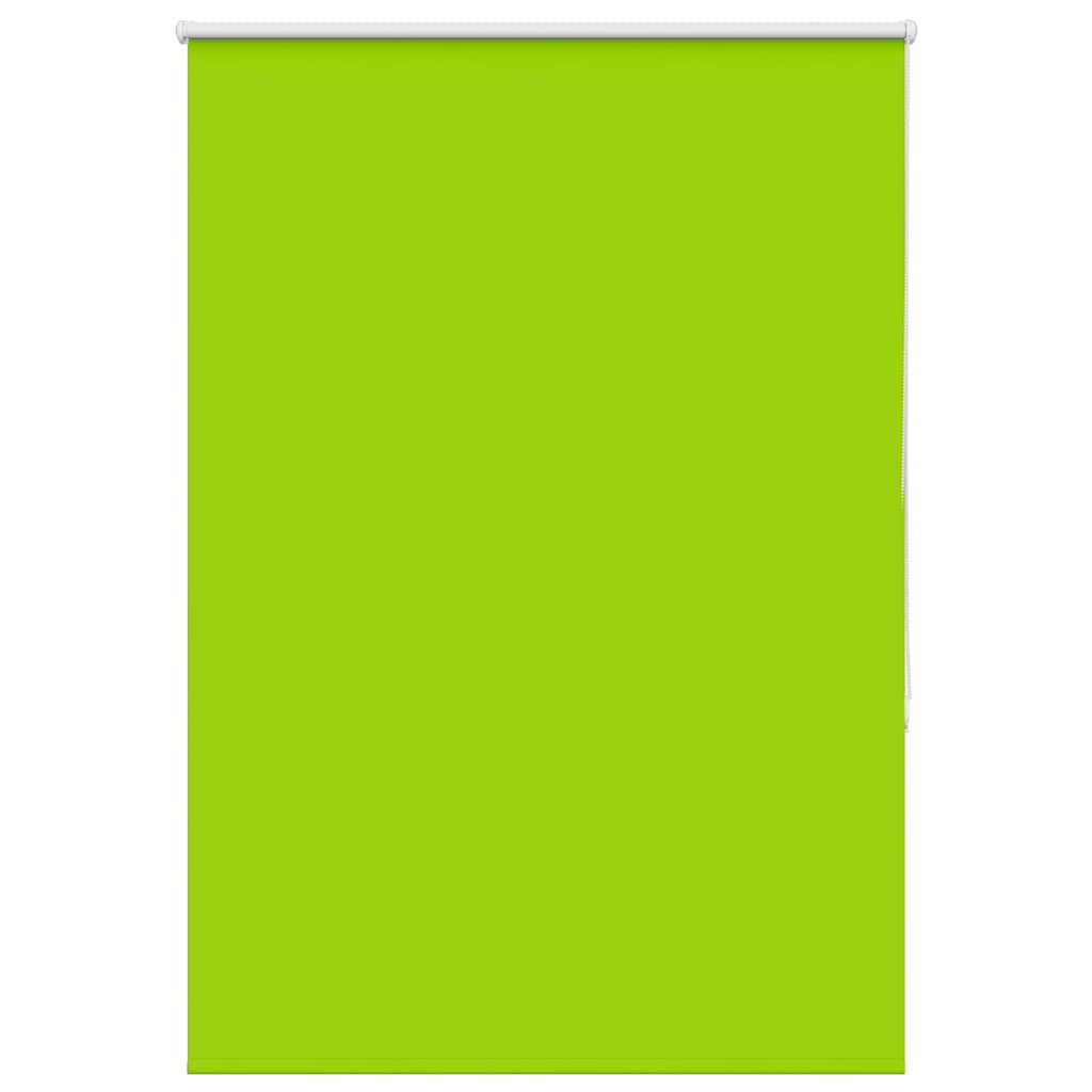 vidaXL Roller Blind Blackout Leaves Green 100x175 cm Fabric Width 95.7 cm Polyester