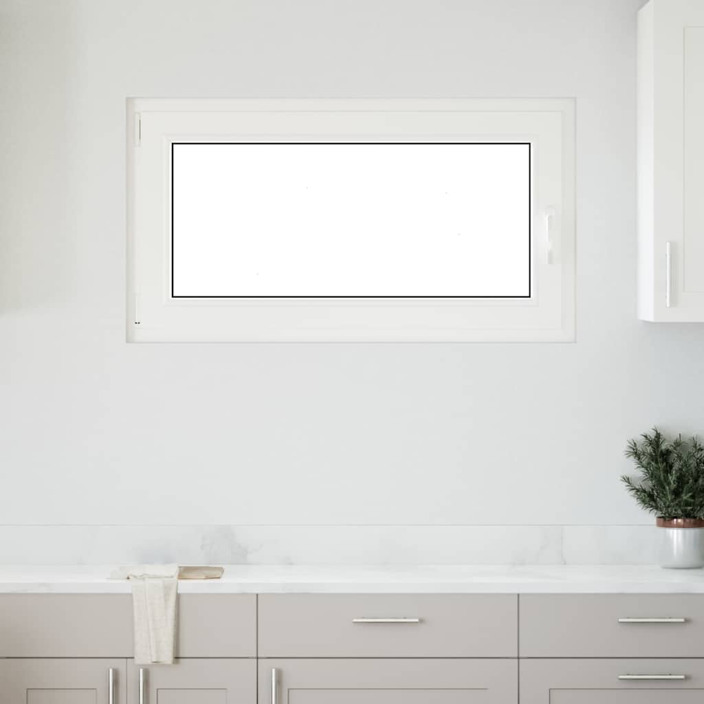 vidaXL Basement Window "RISOR" 110x50 cm Tilt&Turn DIN Left Anthracite