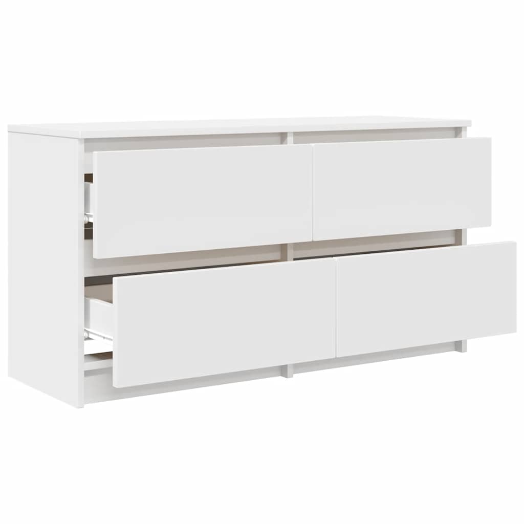 vidaXL TV Cabinet White 100x35x54 cm Engineered Wood