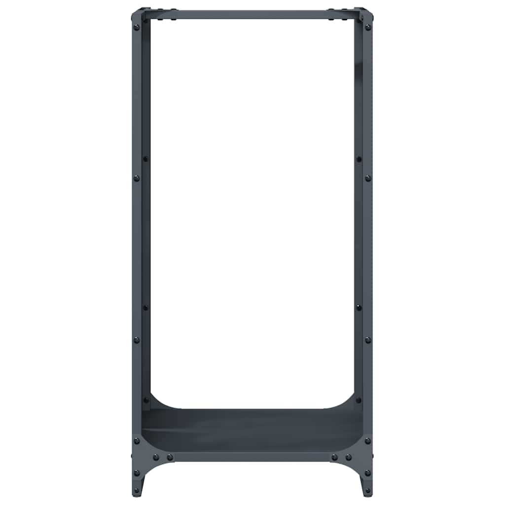 vidaXL Firewood Rack Anthracite 40x30x80 cm Cold-rolled steel